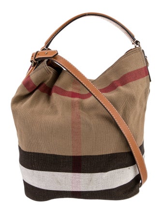 Burberry Jute Bucket Bag