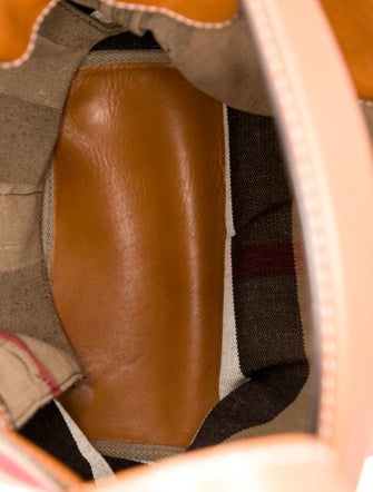 Burberry Jute Bucket Bag