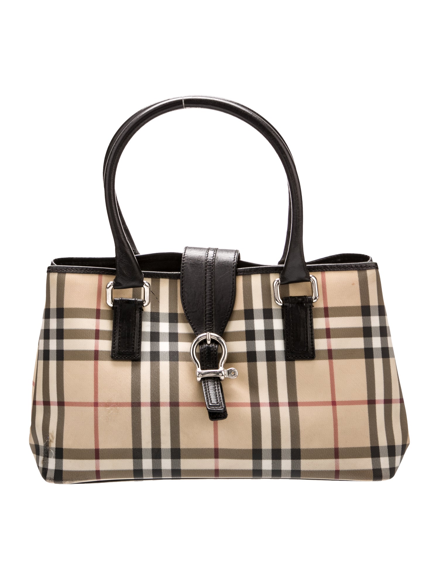 Burberry Nova Check Top Handle Bag