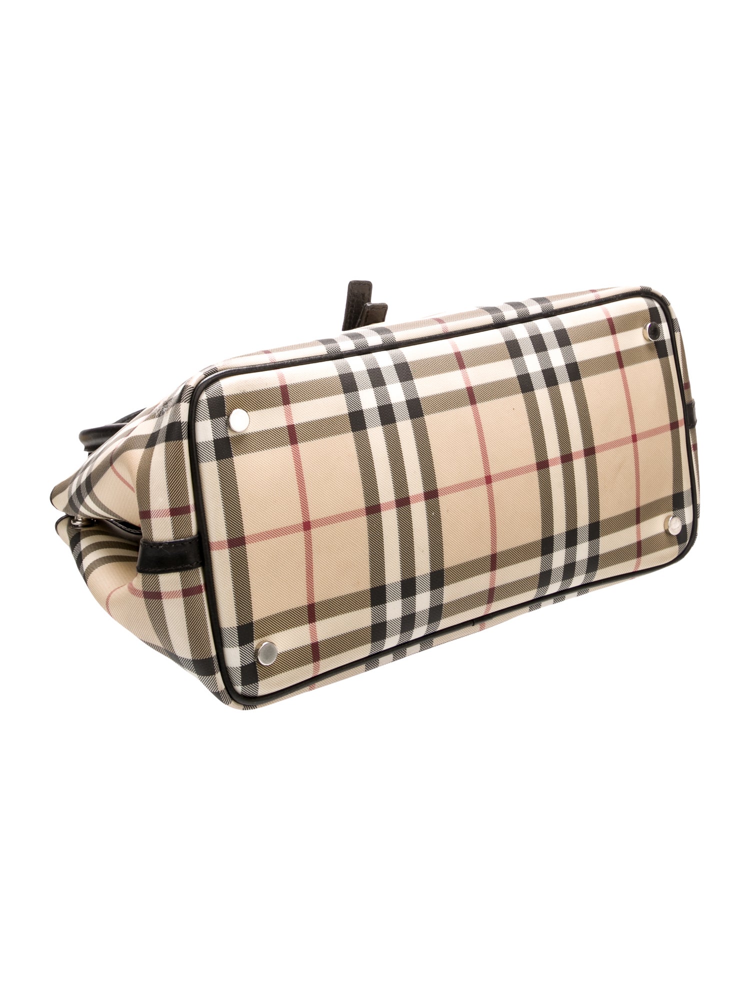 Burberry Nova Check Top Handle Bag