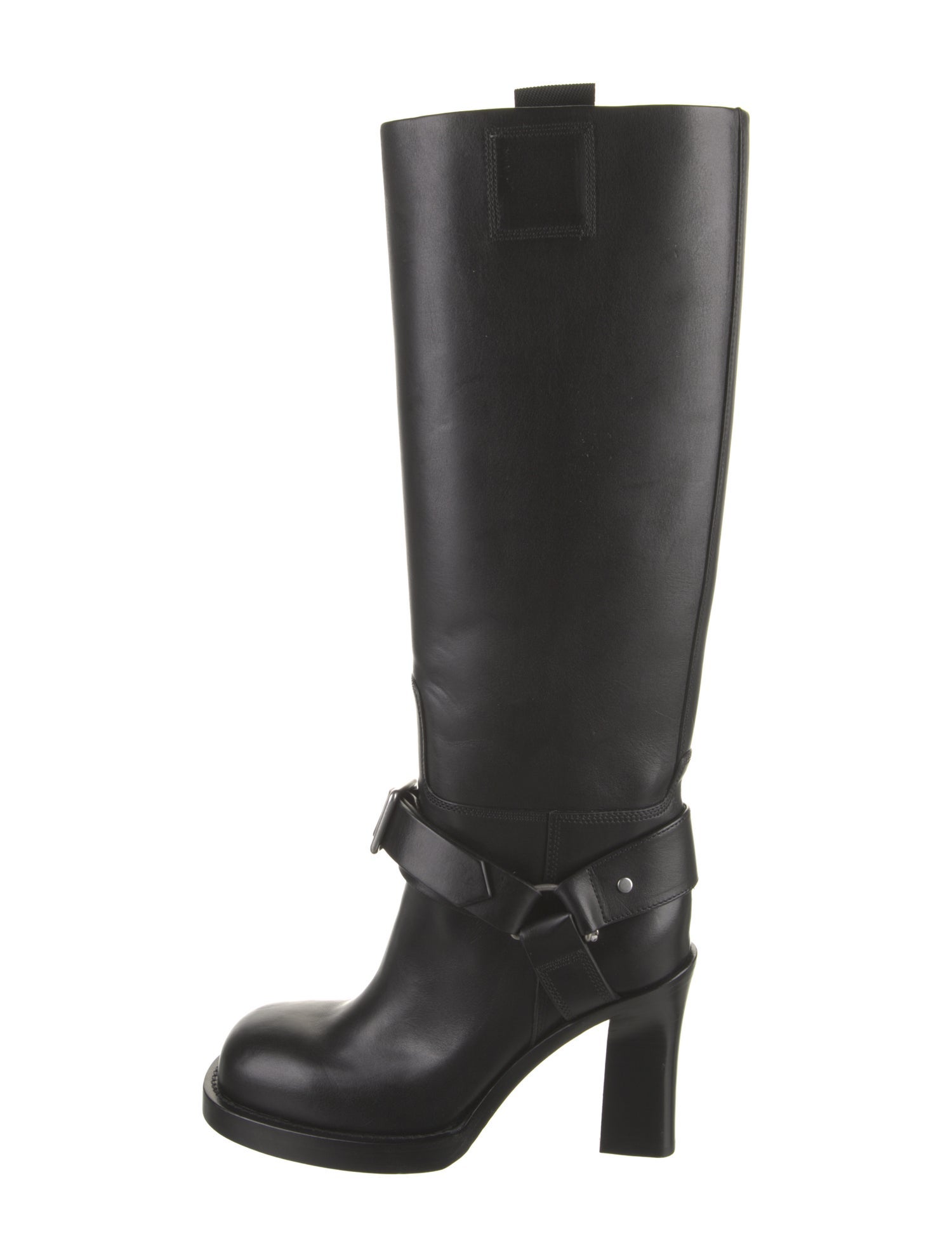 Burberry Leather Riding Boots