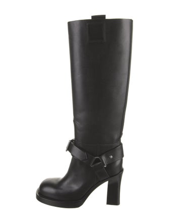 Burberry Leather Riding Boots