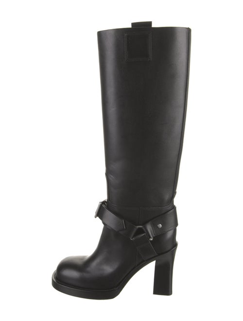 Burberry Leather Riding Boots