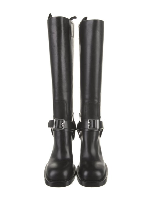Burberry Leather Riding Boots