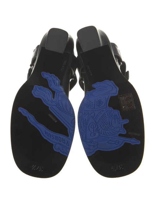 Burberry Leather Riding Boots