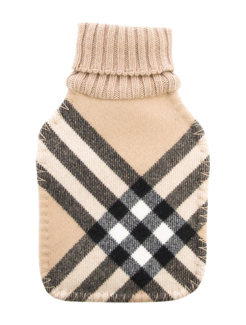 Burberry Hot Water Bottle Nova Check Sleeve w/ Tags