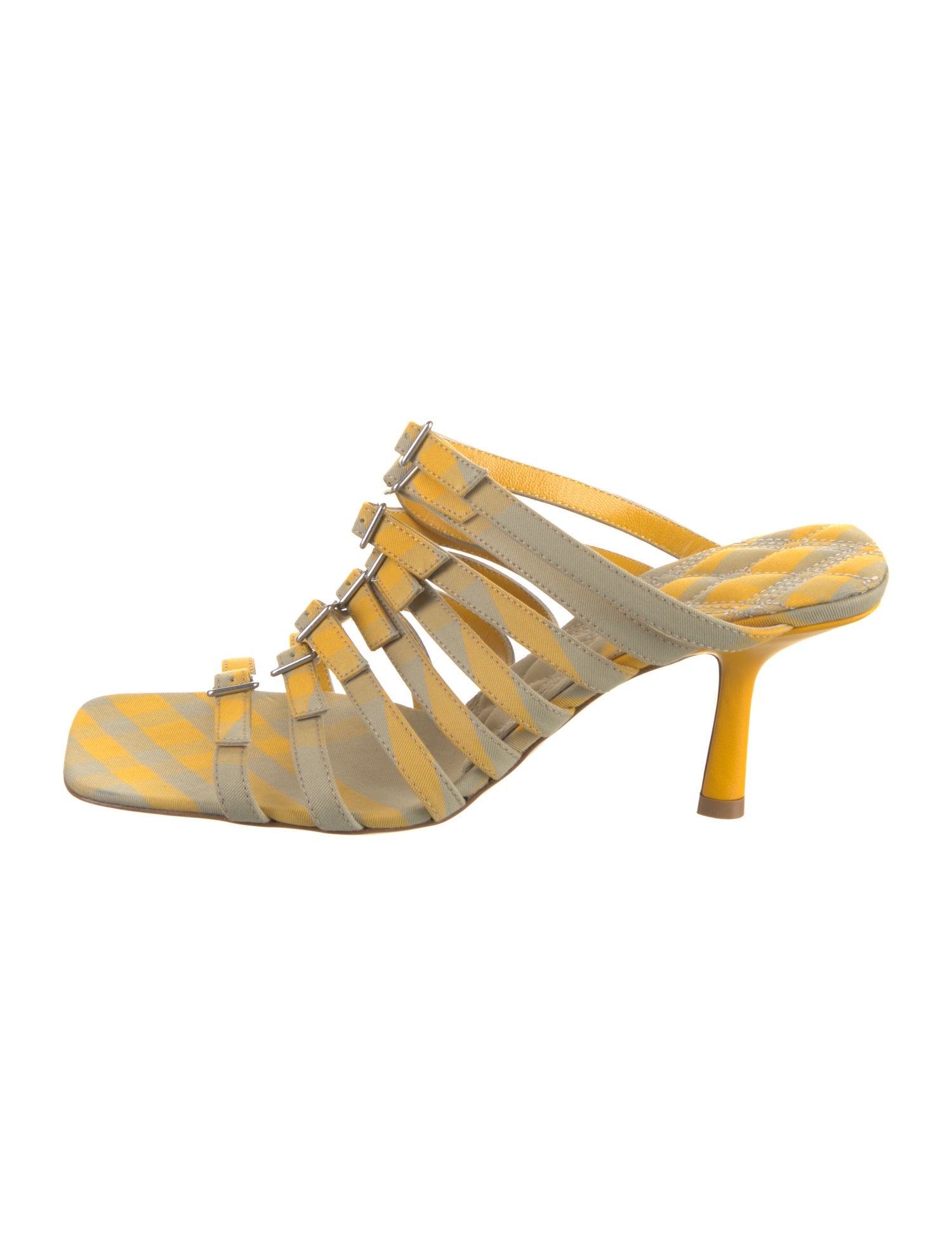 Burberry Canvas Striped Slides