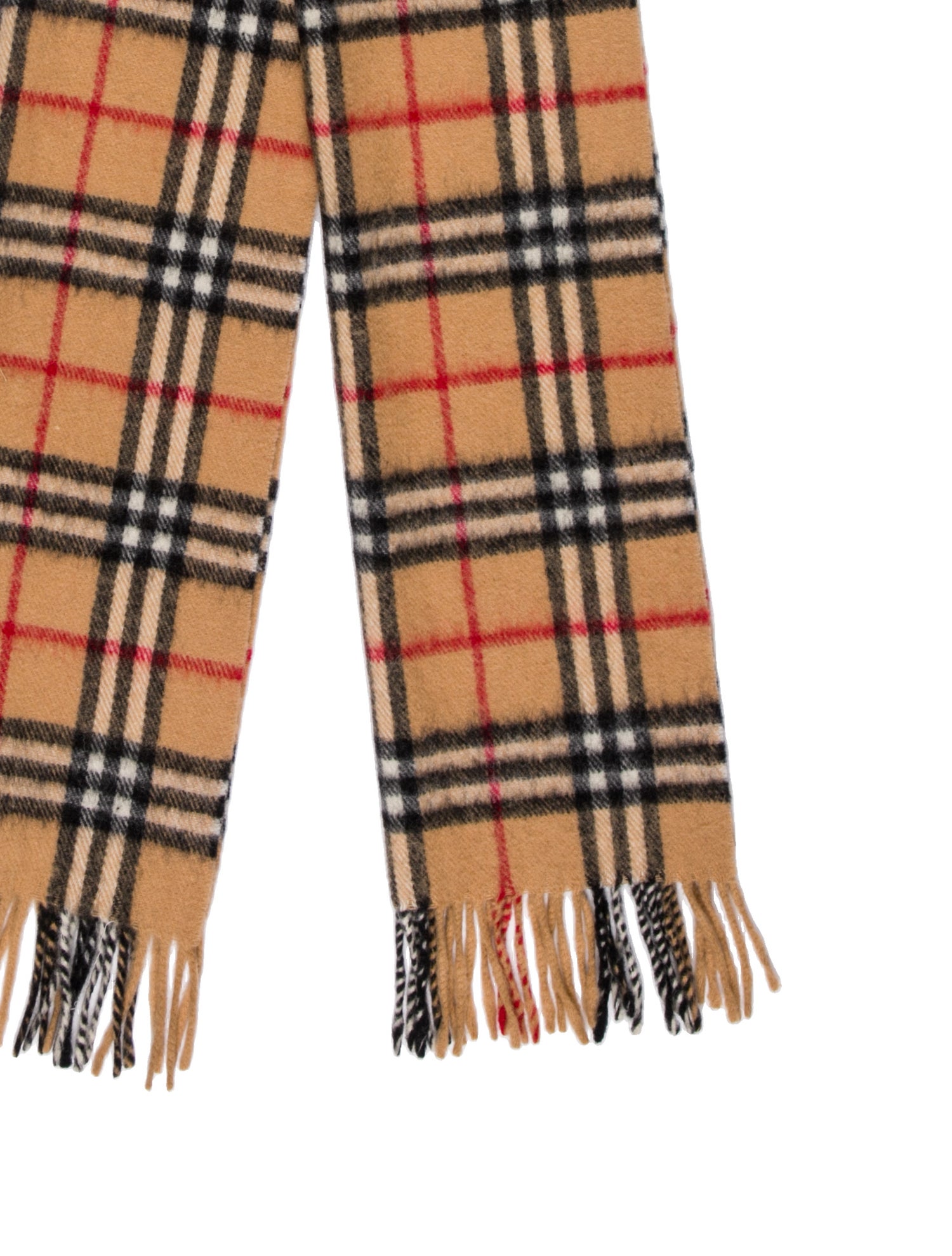 Burberry Cashmere House Check Pattern Scarf