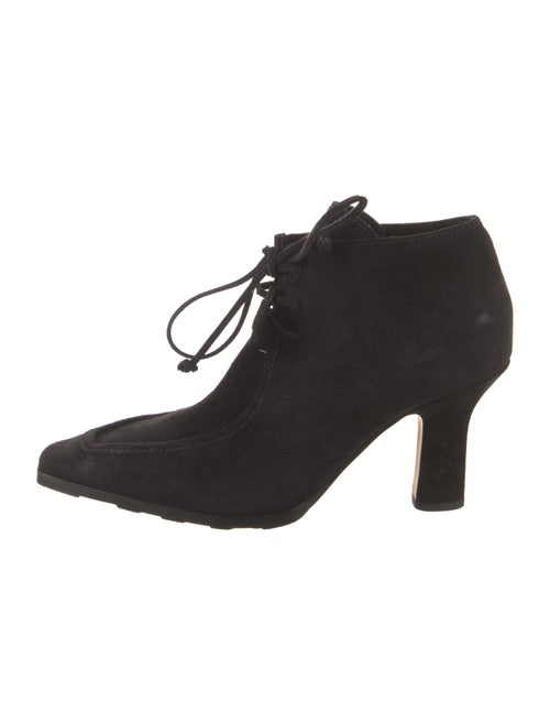 Burberry Suede Lace-Up Boots