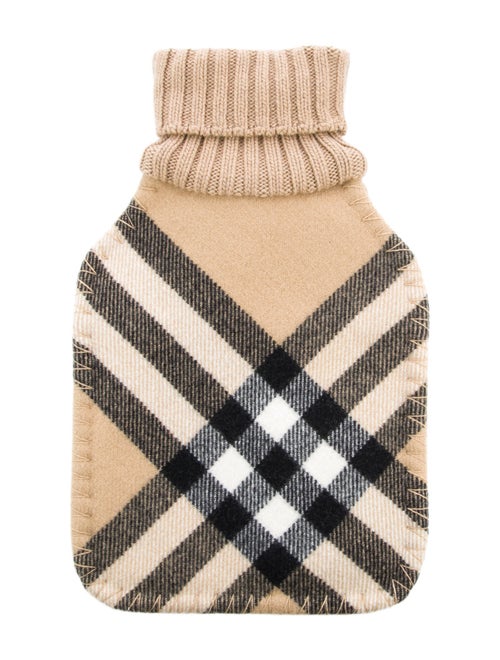 Burberry Hot Water Bottle Nova Check Sleeve w/ Tags