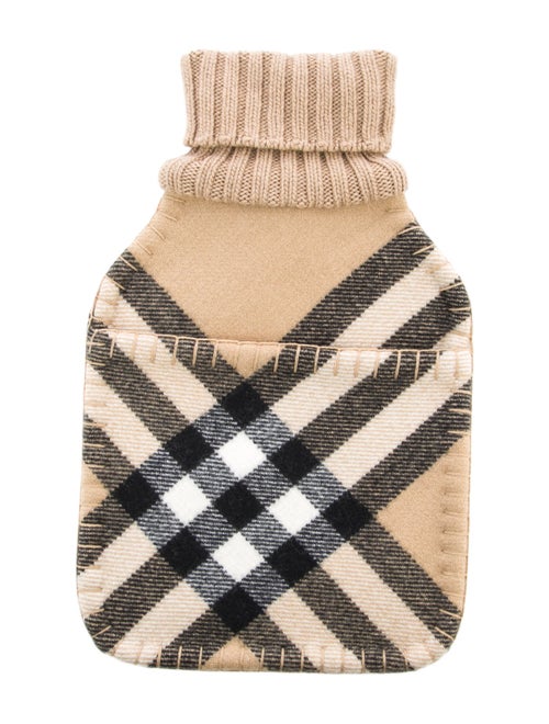 Burberry Hot Water Bottle Nova Check Sleeve w/ Tags