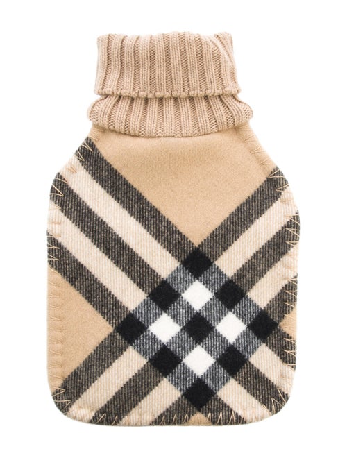 Burberry Hot Water Bottle Nova Check Sleeve w/ Tags