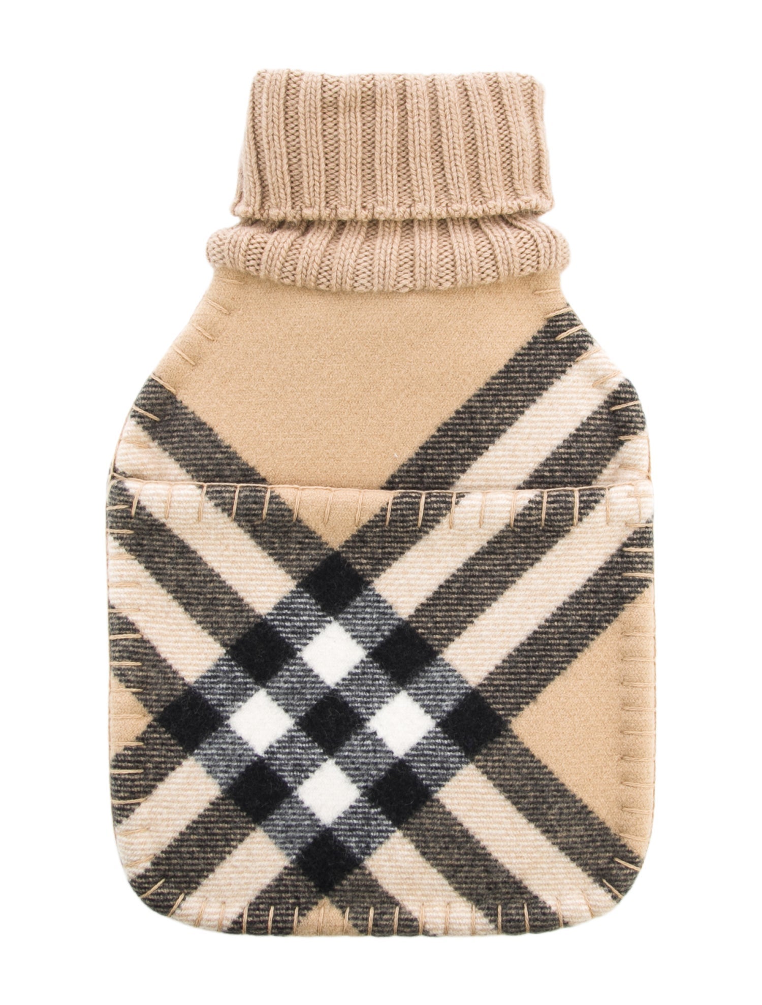Burberry Hot Water Bottle Nova Check Sleeve w/ Tags
