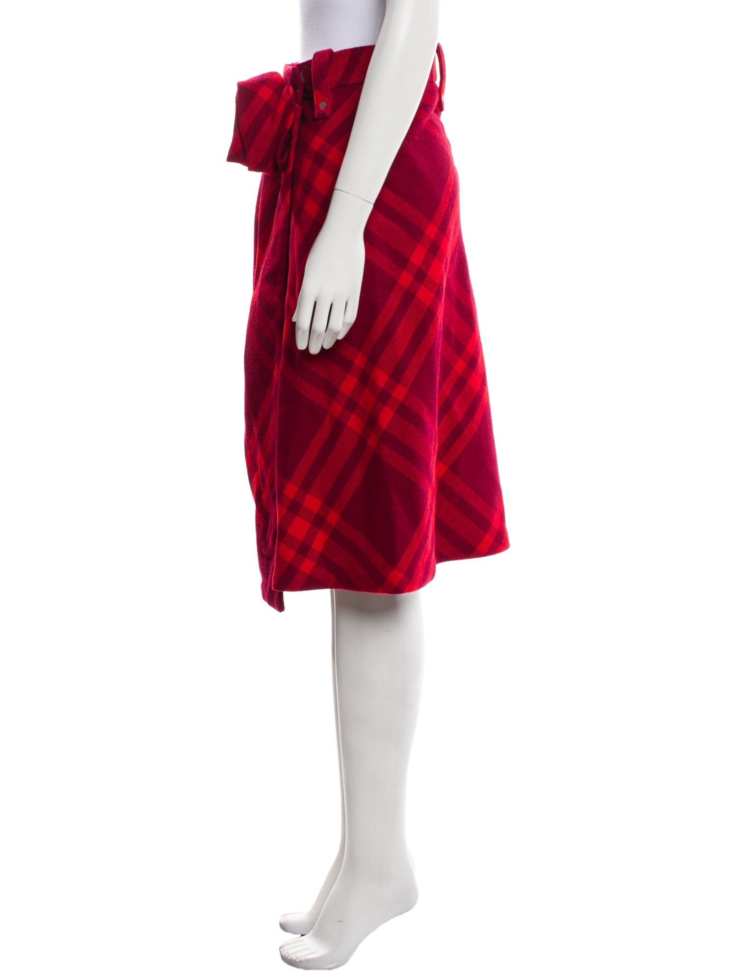 Burberry Wool Knee-Length Skirt w/ Tags