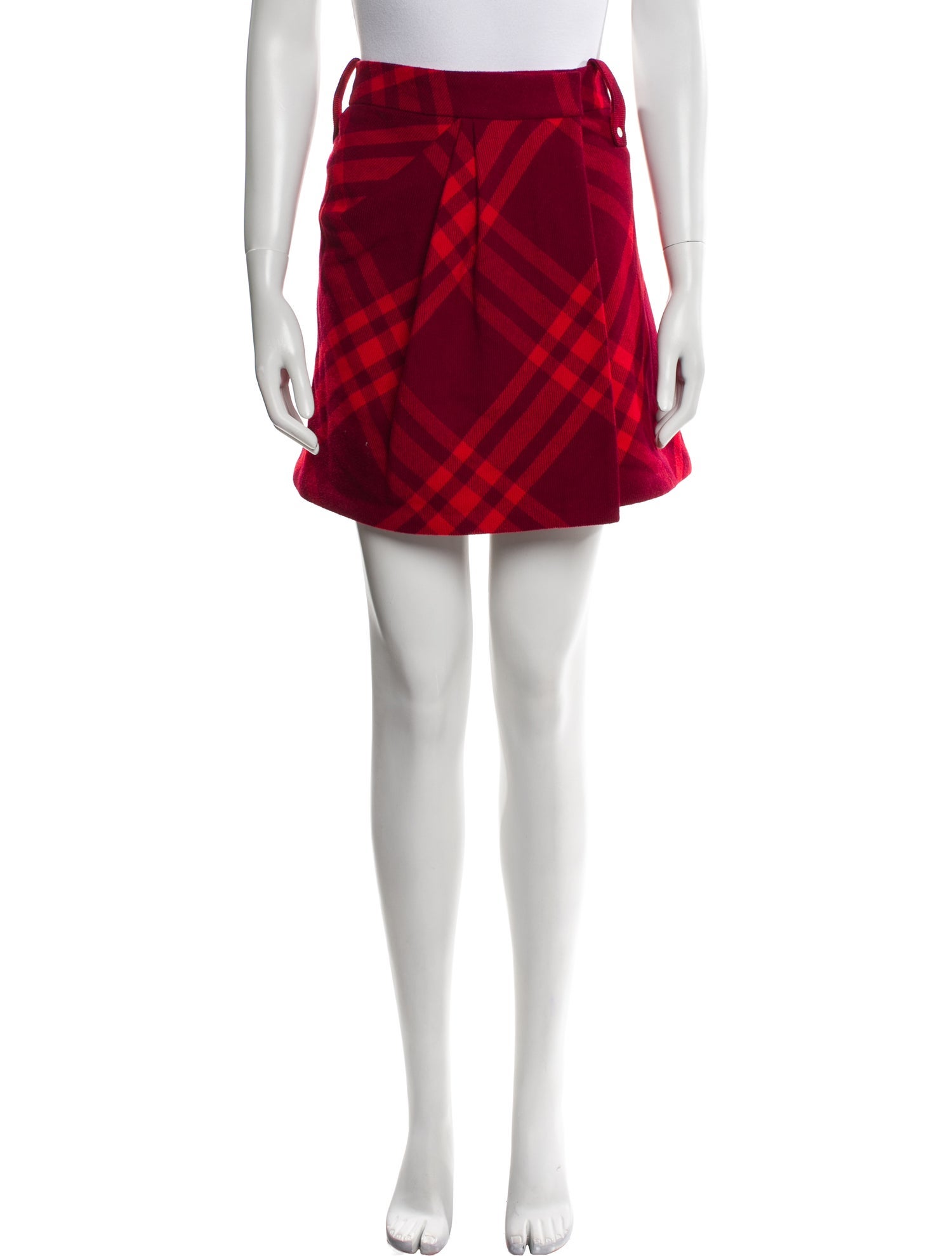 Burberry Wool Mini Skirt w/ Tags