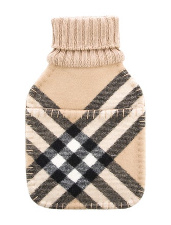 Burberry Hot Water Bottle Nova Check Sleeve w/ Tags