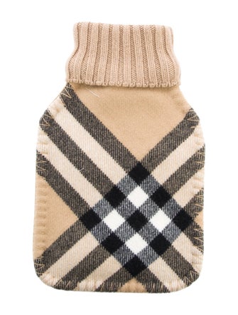 Burberry Hot Water Bottle Nova Check Sleeve w/ Tags