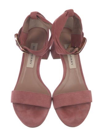 Burberry Suede Sandals