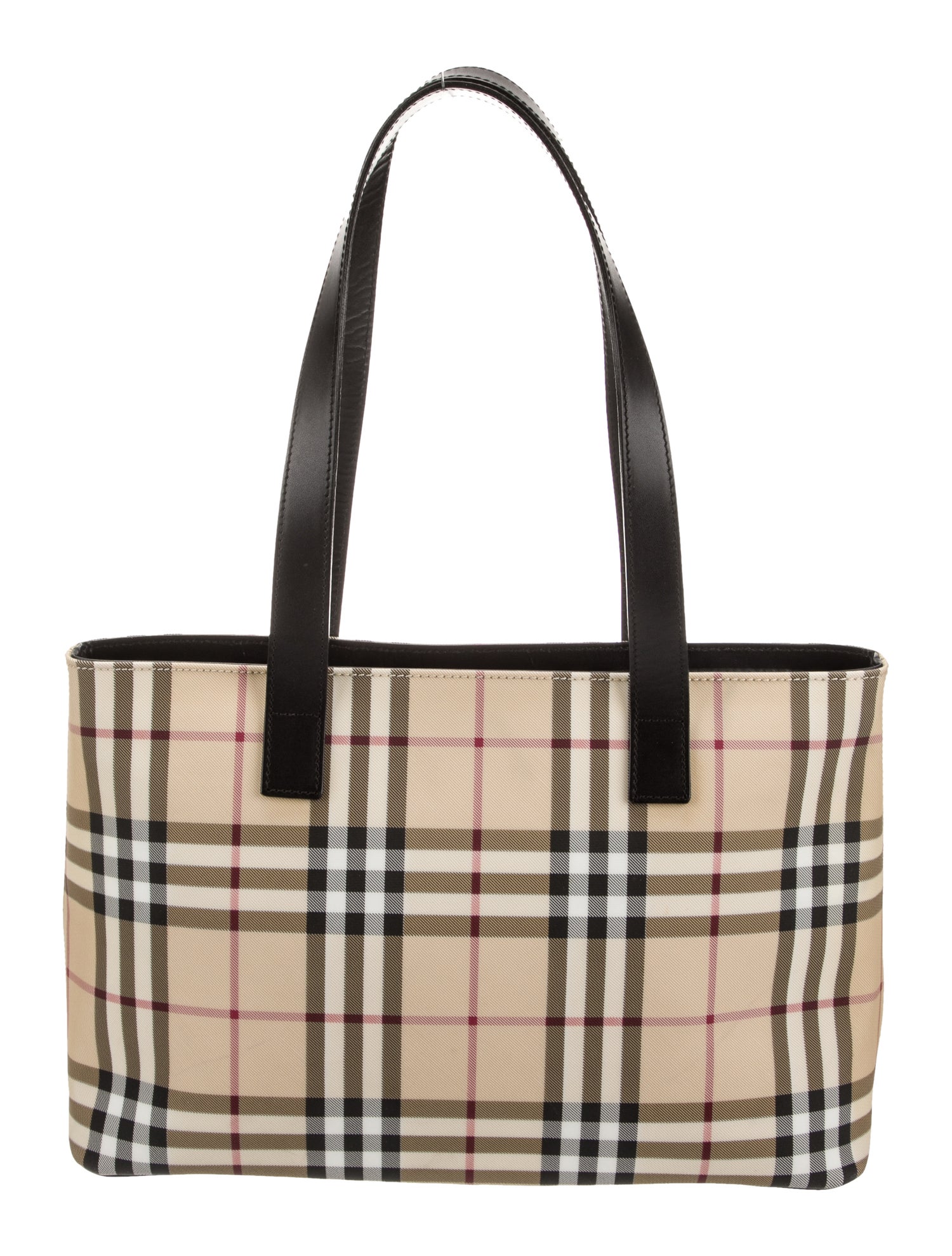 Burberry Nova Check Top Handle Bag