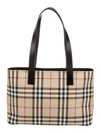 Burberry Nova Check Top Handle Bag