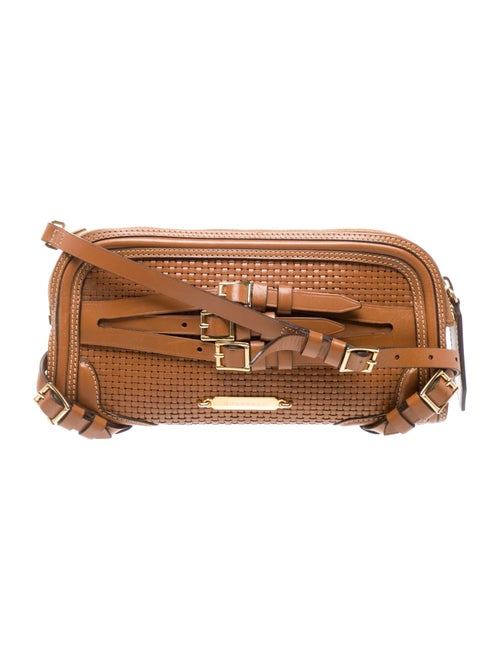 Burberry Leather Bridle Belted Clutch