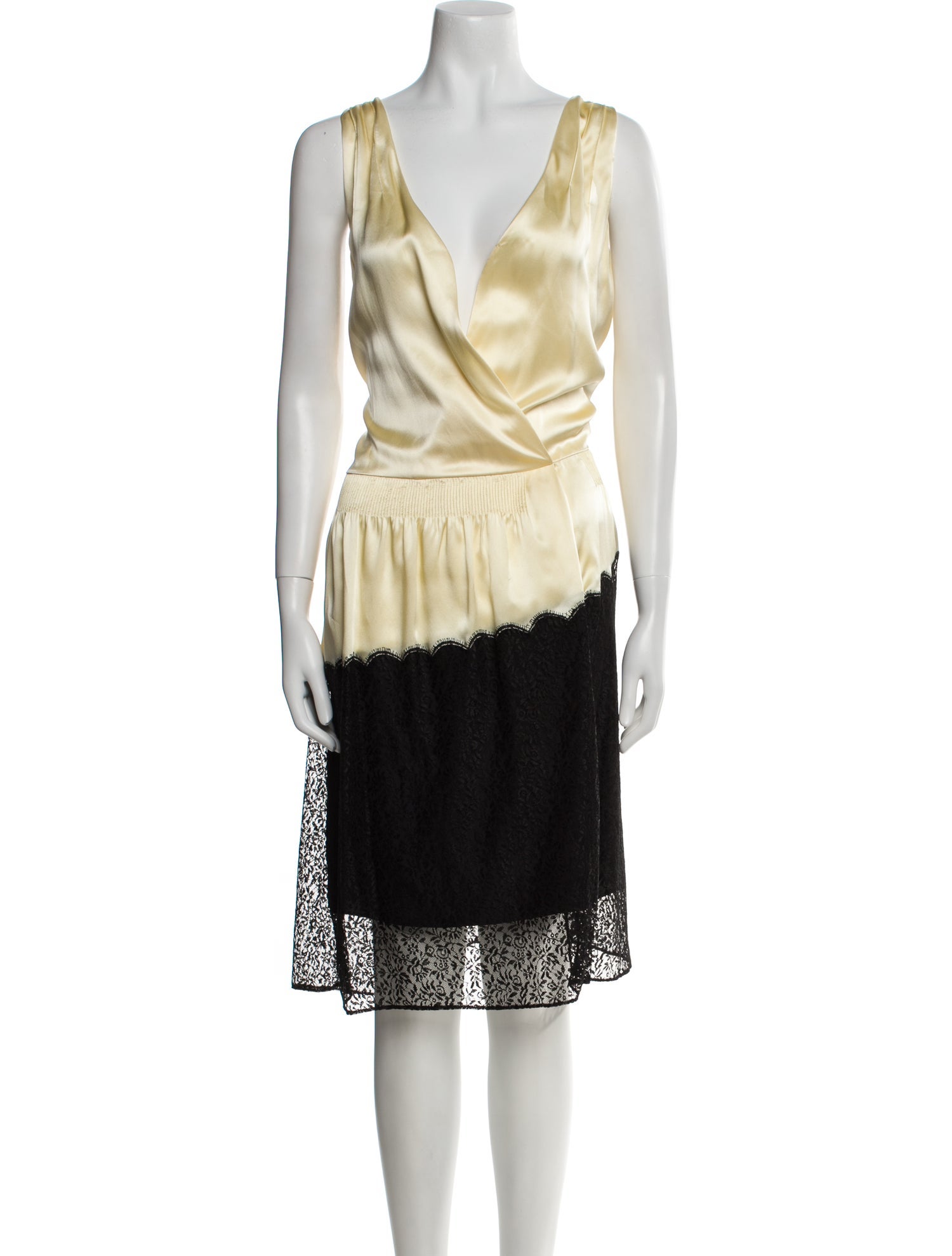 Burberry Silk Midi Length Dress