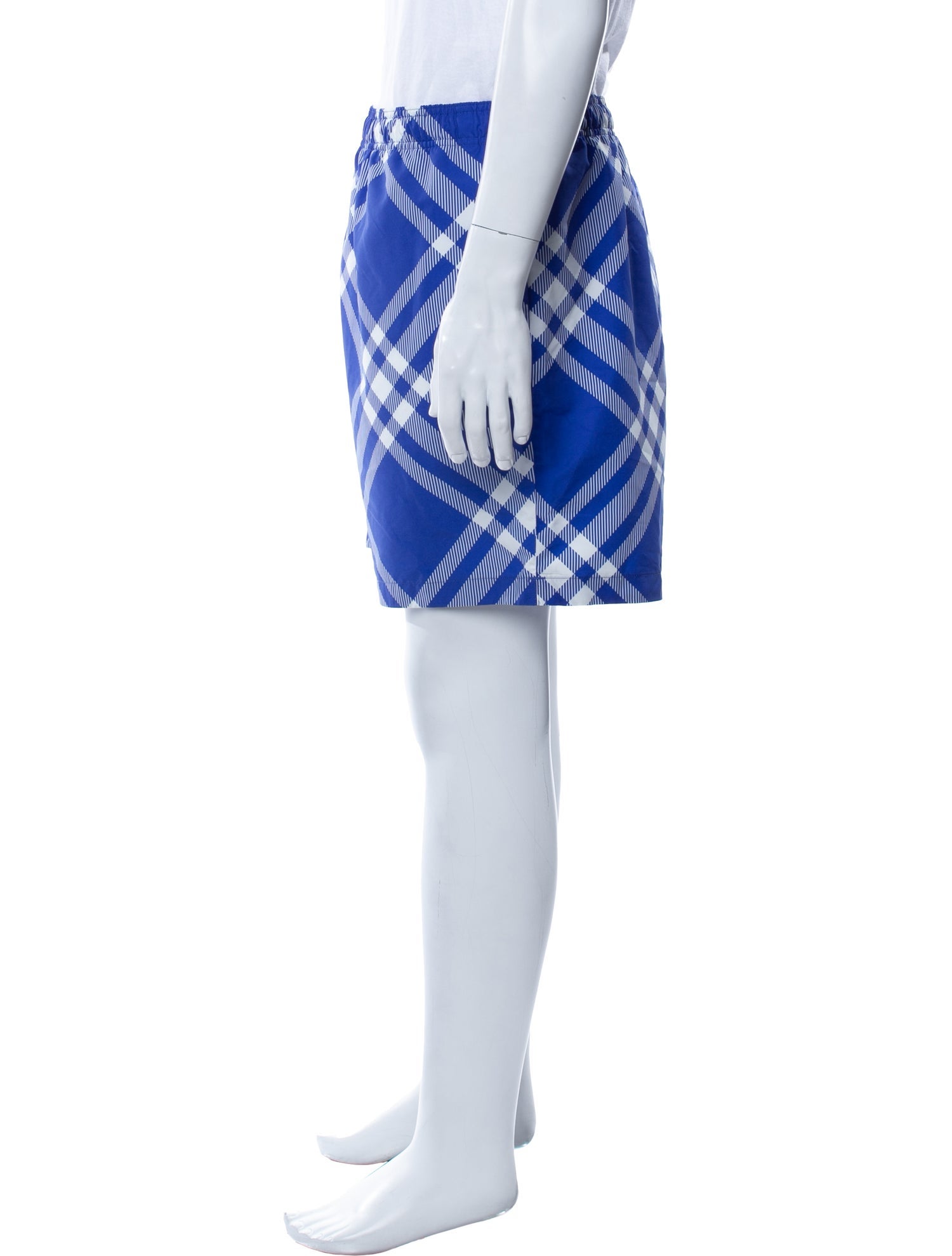 Burberry Plaid Print Swim Trunks w/ Tags