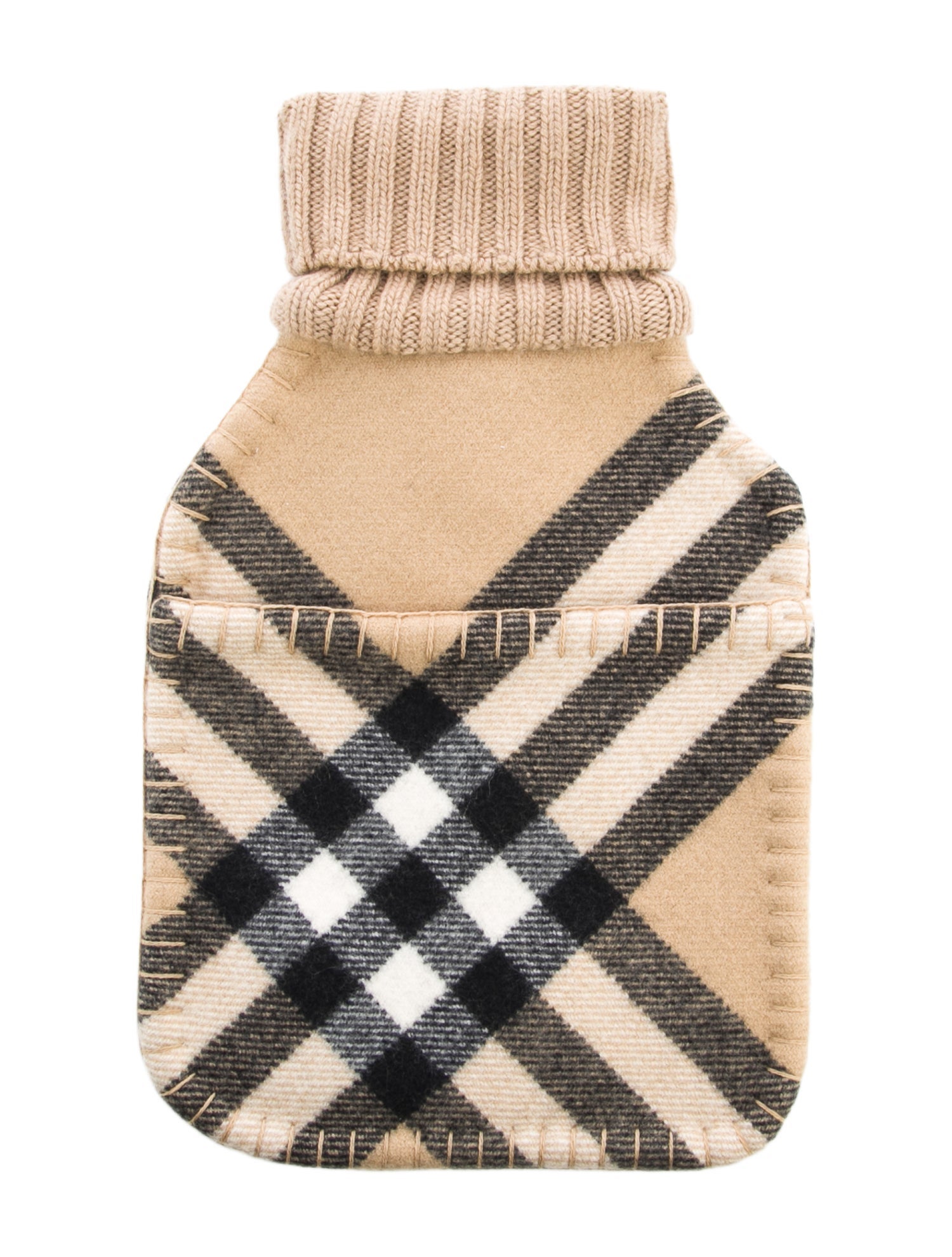 Burberry Hot Water Bottle Nova Check Sleeve w/ Tags