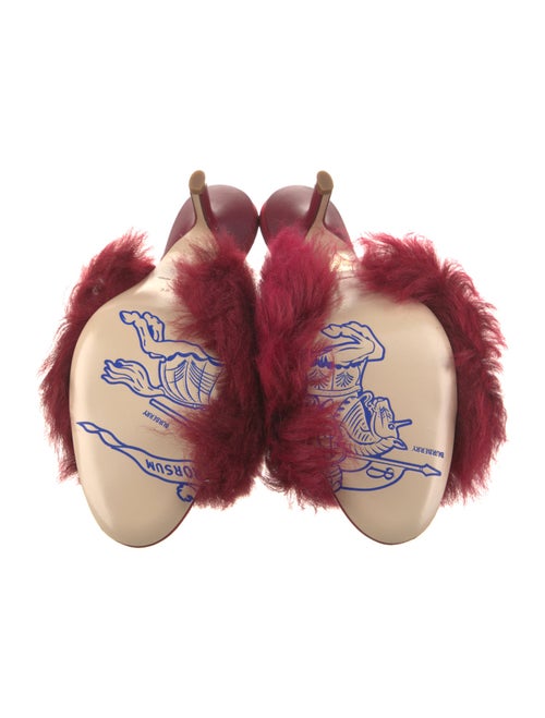 Burberry Fur Slides