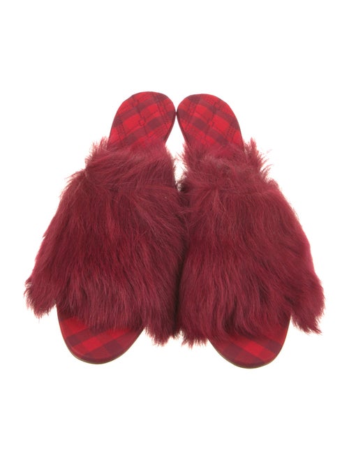 Burberry Fur Slides