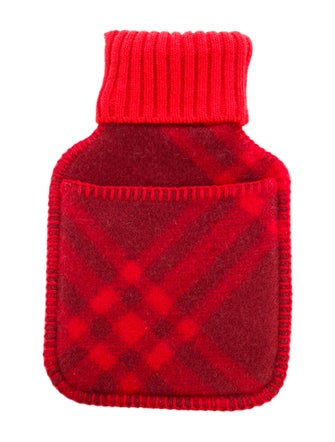 Burberry Hot Water Bottle Check Sleeve w/ Tags