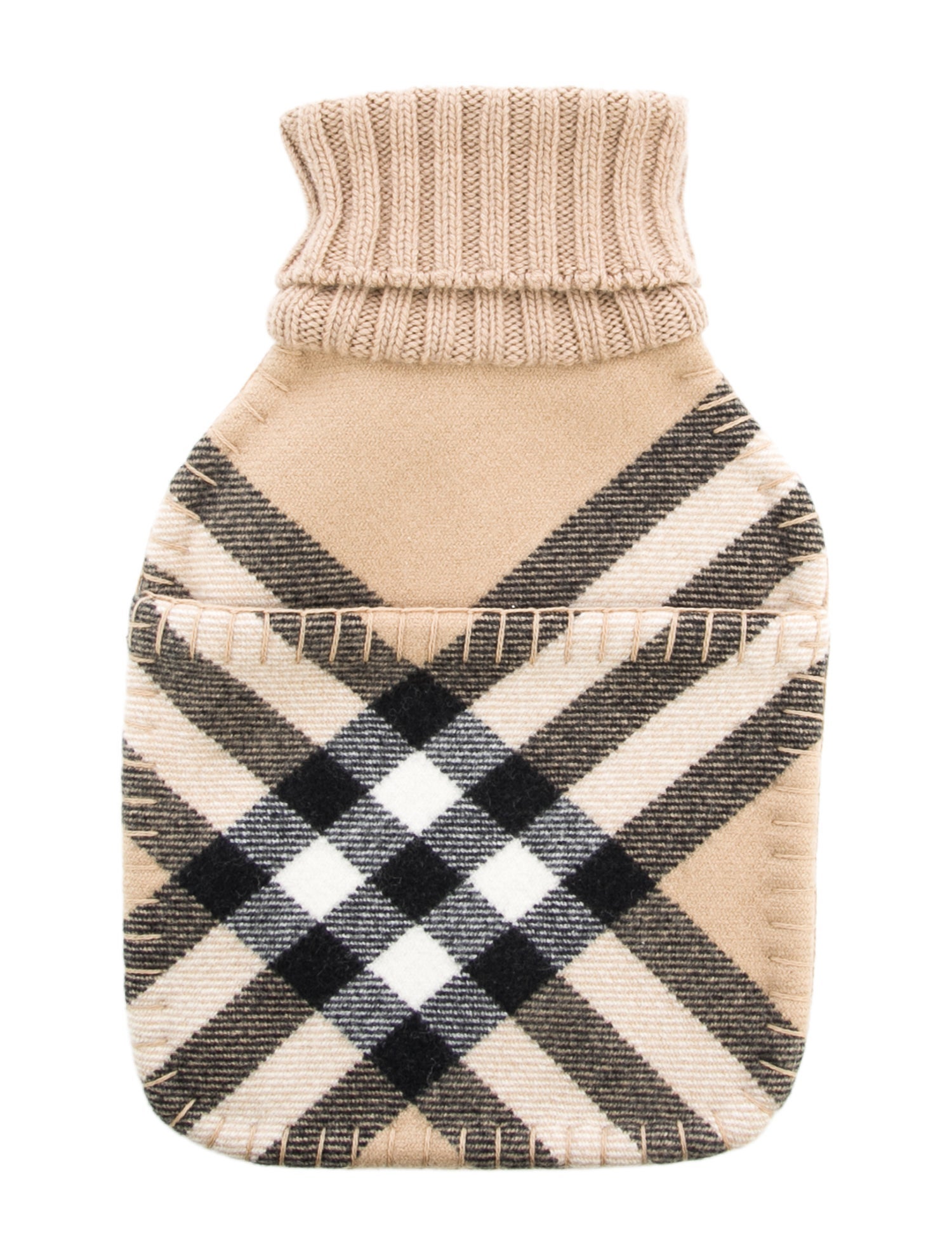 Burberry Hot Water Bottle Nova Check Sleeve w/ Tags