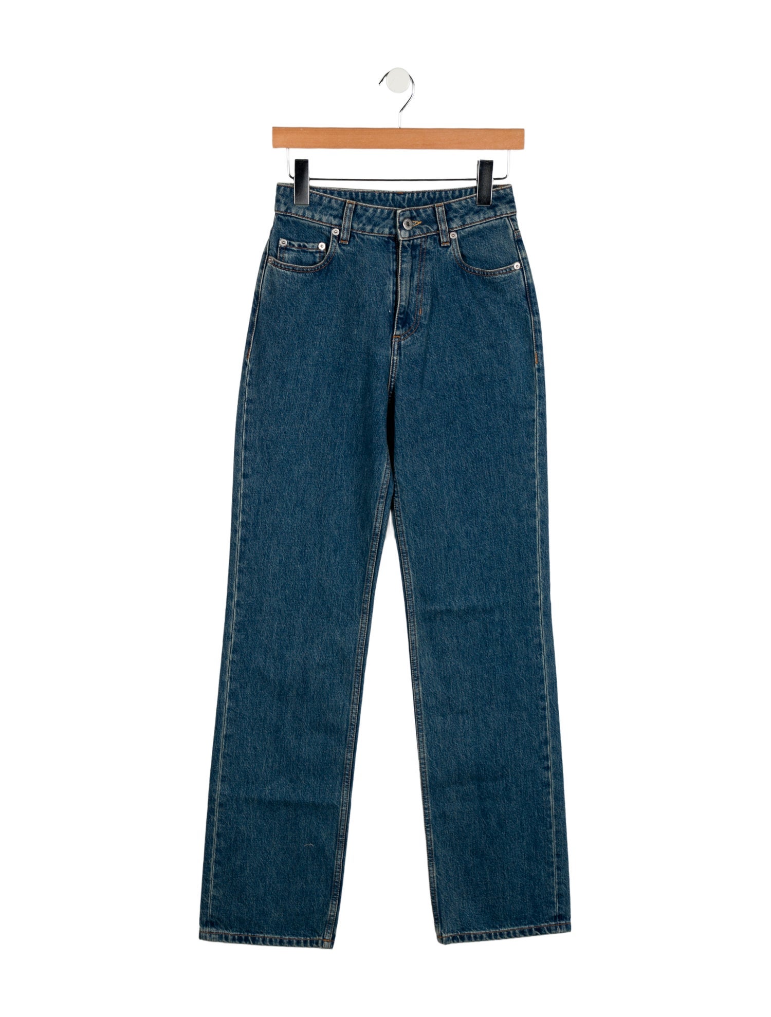Burberry High-Rise Straight Leg Jeans w/ Tags