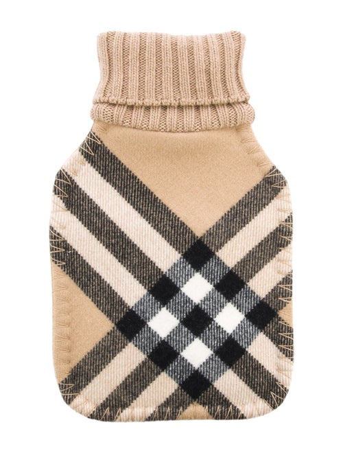 Burberry Hot Water Bottle Nova Check Sleeve w/ Tags