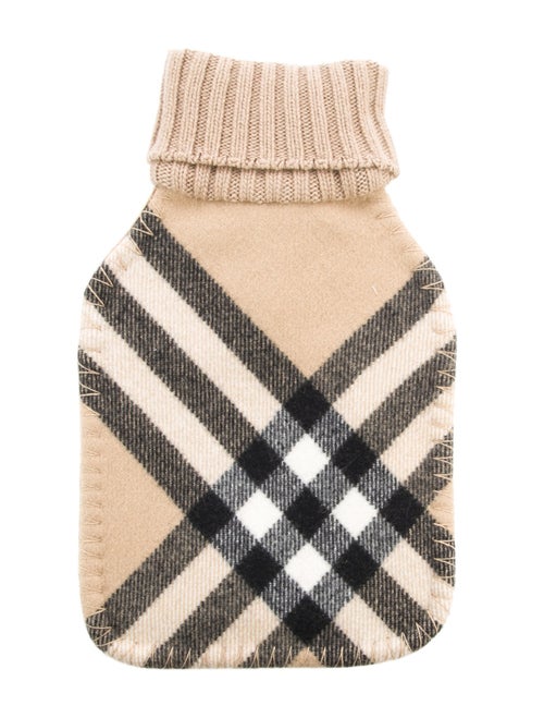 Burberry Hot Water Bottle Nova Check Sleeve w/ Tags