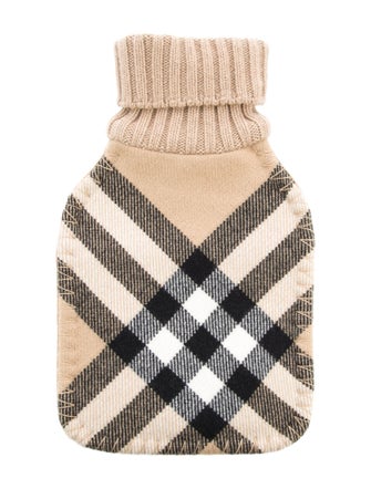 Burberry Hot Water Bottle Nova Check Sleeve w/ Tags
