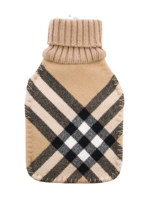 Burberry Hot Water Bottle Nova Check Sleeve w/ Tags