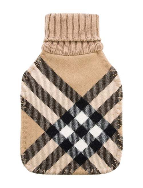 Burberry Hot Water Bottle Nova Check Sleeve w/ Tags