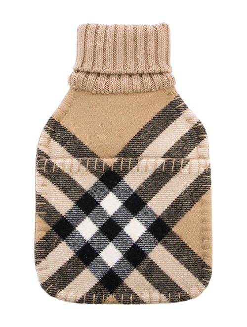 Burberry Hot Water Bottle Nova Check Sleeve w/ Tags