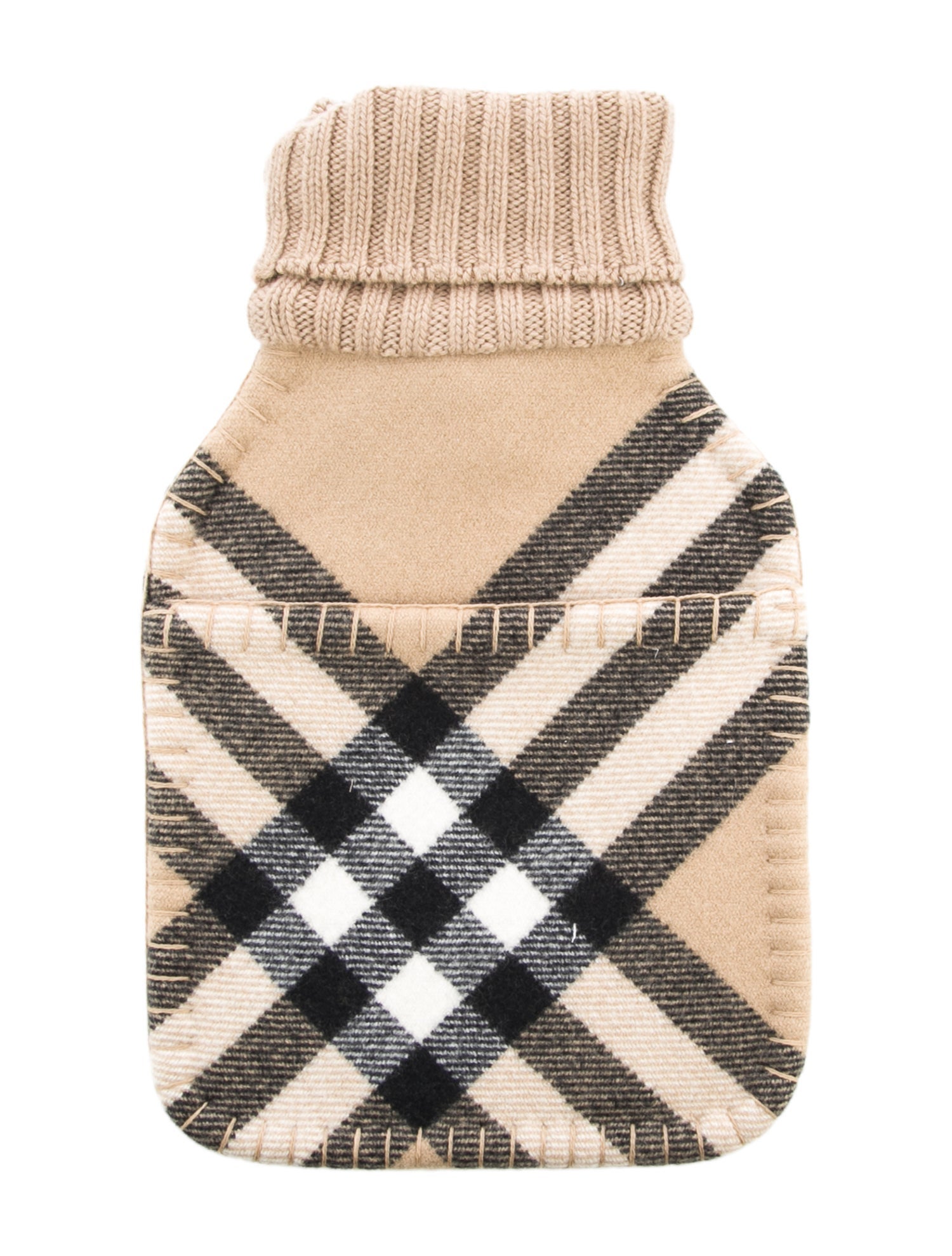 Burberry Hot Water Bottle Nova Check Sleeve w/ Tags
