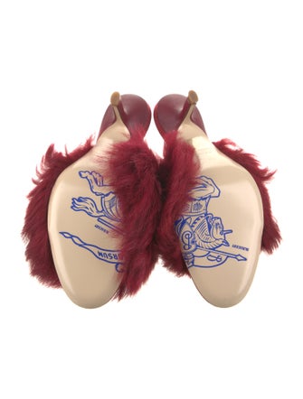 Burberry Fur Slides