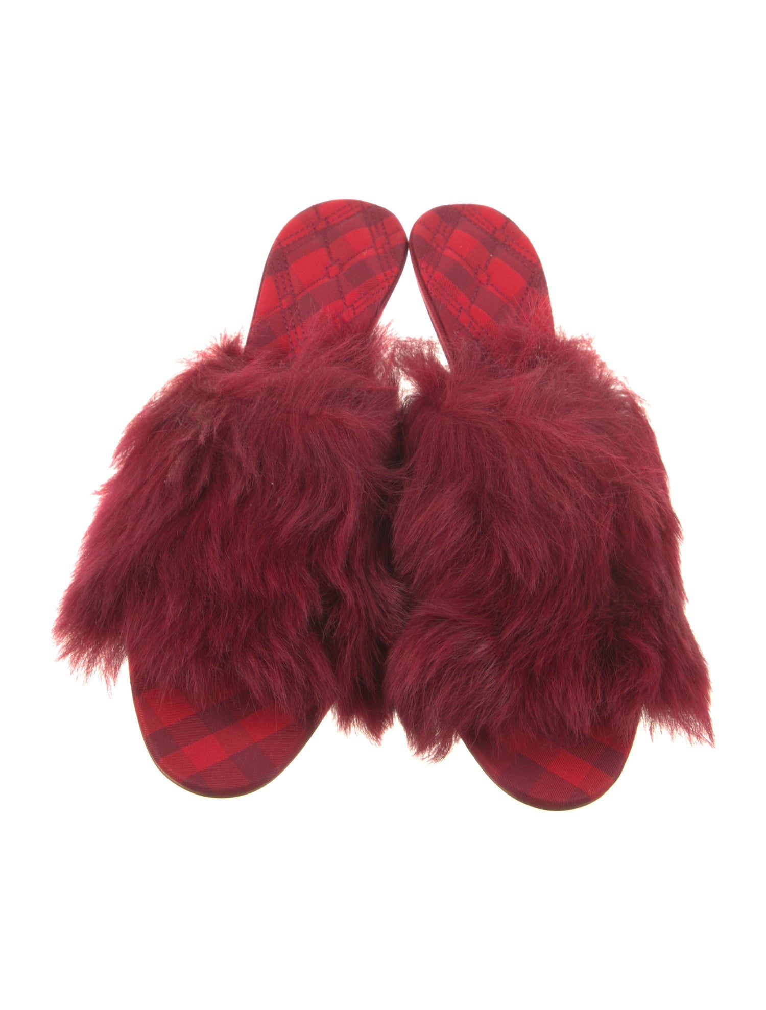 Burberry Fur Slides