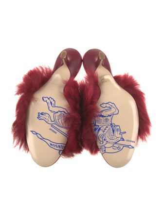Burberry Fur Slides