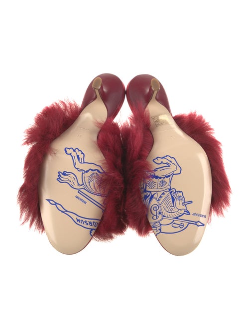 Burberry Fur Slides