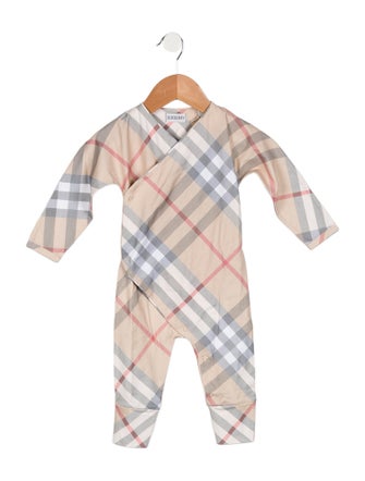 Burberry Infants' Checkprint One Piece w/Tags