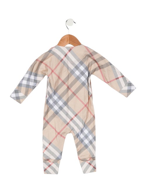 Burberry Infants' Checkprint One Piece w/Tags