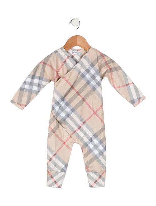Burberry Infants' Checkprint One Piece w/Tags