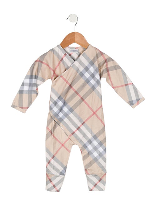 Burberry Infants' Checkprint One Piece w/Tags