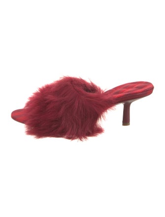 Burberry Fur Slides