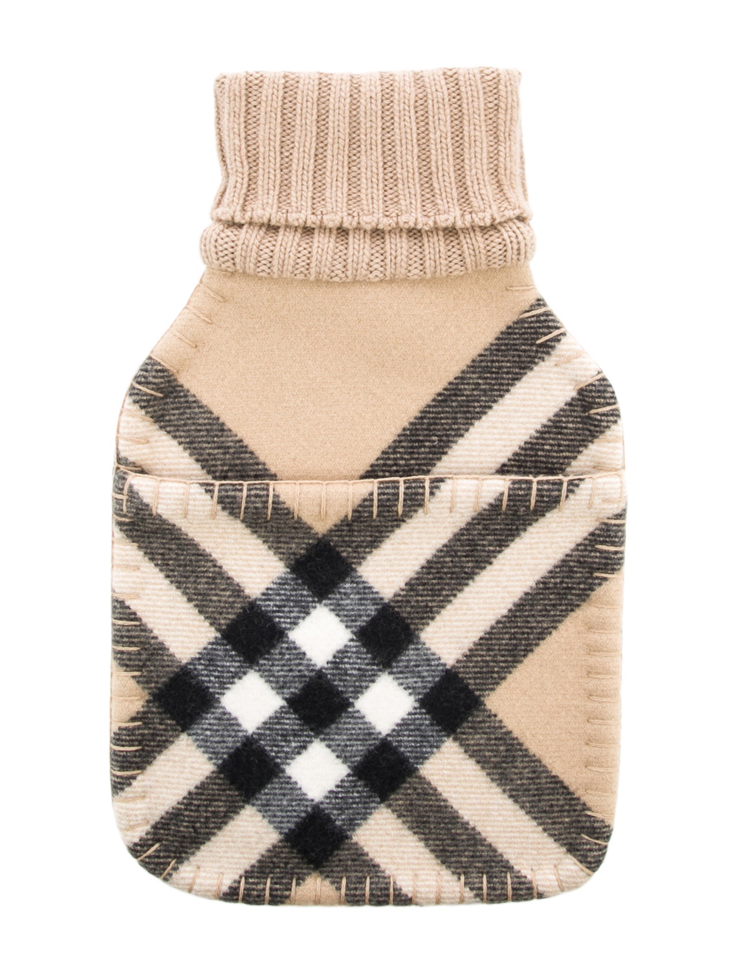 Burberry Hot Water Bottle Nova Check Sleeve w/ Tags